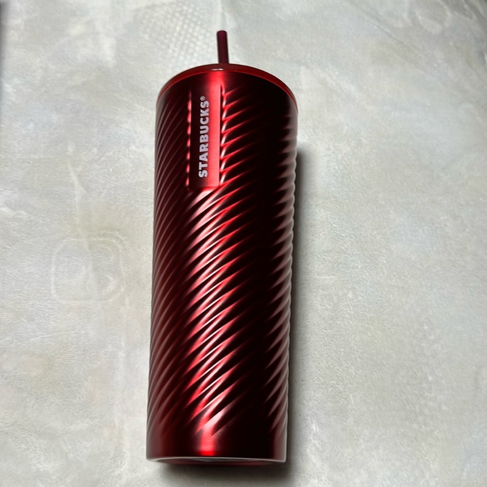 NWT Starbucks 2022 Red metal tumbler